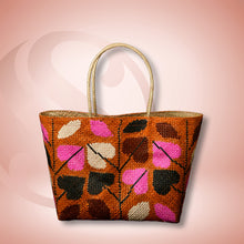 Load image into Gallery viewer, Banig Tote Bag | HEARTY LEAVES Shopper Style