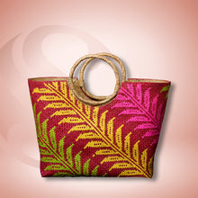 Load image into Gallery viewer, Banig Tote Bag | PALASPAS with Round & Square Handle