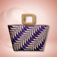 Load image into Gallery viewer, Banig Tote Bag | PALASPAS with Round & Square Handle