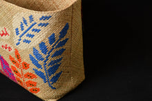 Load image into Gallery viewer, Banig Tote Bag | SPRING LEAVES with Square Handle