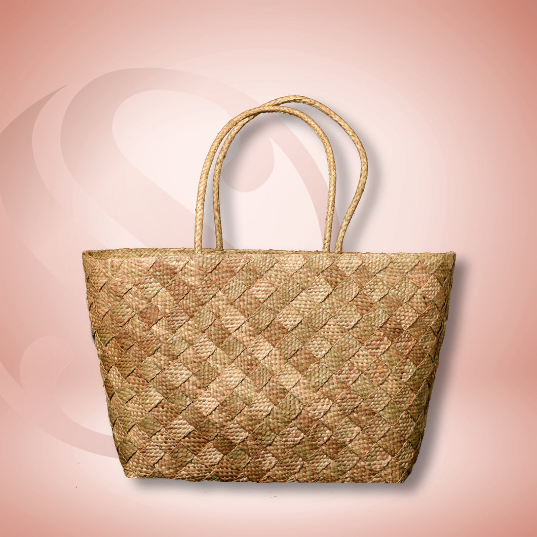 Banig Tote Bag | BIG WEAVE Shopper Style & Square Handle